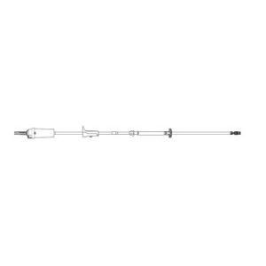 Alaris Pump Module Infusion Set Roller Clamp(s) 2-piece Male Luer Lock  20CS - 2204-0007