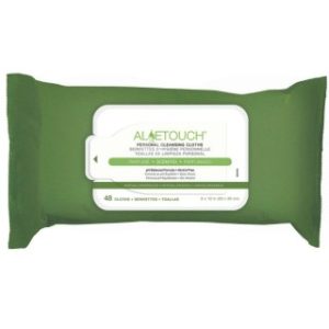 Aloetouch Personal Cleansing Wipes, Adult, Scented, 8'' X 12'', 100/COUNT, 6 PK/CS