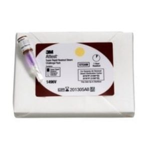 Attest Super Rapid Steam Biological Indicator Challenge Pack  Brown Cap  24cs - 1496V
