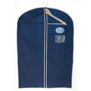 BAG, GARMENT, W/NATURAL WOOD HANGER, 25 EA/CS