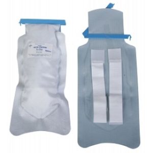 BAG, ICE, CLAMP-CLOSE, HOOK&LOOP, 6.5''X14'', 2 BX/CS