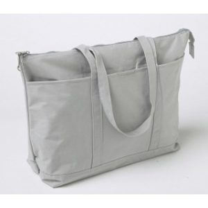 BAG, MATERNITY, CNVS, GREY, 19X5.75X12, PLAIN, 24/CS