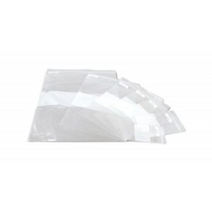 BAG, ZIP, WHITE WRITE-ON BLOCK, 4''X8'', 2MIL, 1000 EA/CS, 10 BX/CS, 10 PK/CS