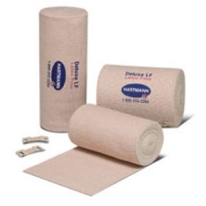 Bandage Deluxe 4x11Yd CottonPolyester Clips Tan LF NS Ea  6 EACA - 38410000