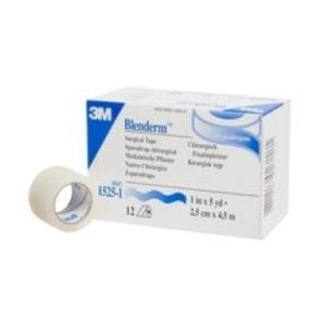 Blenderm Surgical Tape Clear 1x5yd 12BX  10 BXCS - 1525-1