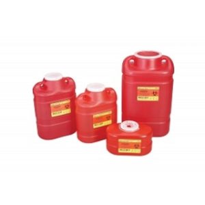 Collector Sharps 3.3qt Sm Temporary Final Closure Rd Multiuse EA  24 EACA - 305488