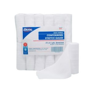 Conforming Stretch Gauze  4 x 4.1 yd  Non-Sterile  12BG - 604