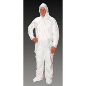 COVERALL  HOOD  AQUATRAK BTS  WH - CV-J4C92-4