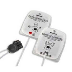 ELECTRODE EDGE QUIK-COMBO PEDIATRIC RTS 2PK - 11996-000093