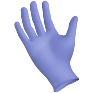GripStrong Nitrile - Powder-Free  Textured Industrial Gloves  Medium Size  100GlovesBox - GSNF103