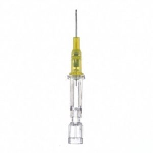 Introcan Safety IV Catheter 24 Ga. x 0.55 in.  FEP  Winged  Notched - 4254512-02