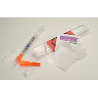 KIT ARTERIAL BLOOD GAS COLLECTION 1ML SYRINGE 23G X 1IN 25IU DRY LIHEP STERILE (200CS) - 4629P-2 KIT ARTERIAL BLOOD GAS COLLECTION 1ML SYRINGE 23G X 1IN 25IU DRY LIHEP STERILE (200CS) - 4629P-2