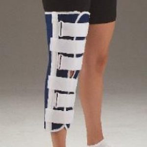 KNEE IMMOBLIZER  19  BLUE CANVAS  M - 1020197