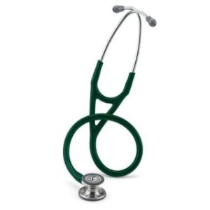Littmann Cardiology IV Stethoscope  Standard-Finish Chestpiece  Hunter Green Tube  27 in - 6155