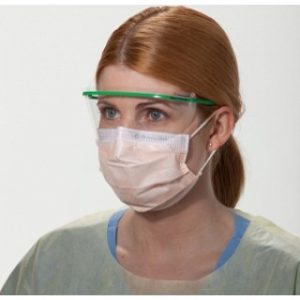 MASK  PROCEDURE  FLUID SHIELD  ORANGE - 47107