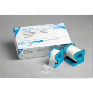 Micropore Surgical Tape with Dispenser 1535-0  12 inch x 10 yard (1 25cm x 9 14m) - 1535-0