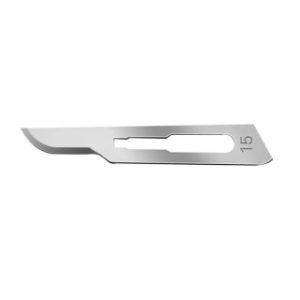 Personna Plus Blade 4.25x3.25x4.5 #15 Sterile Disposable 50Bx  6Bx PerCs - 76-0415-0000