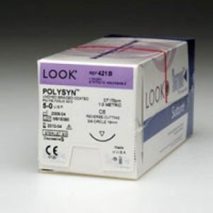 Polyglycolic 5-0 C-6 Undyed  12BX - 421B