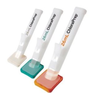Prep Solution ChloraPrep Scrub Teal 26 mL Applicator 2%  70% Strength CHG  Isopropyl Alcohol  Sterile  25 PerCs - 930825