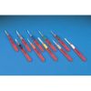 SCALPEL  SAFETY  BROWN SLIDER  STERILE - D4515C