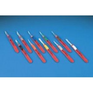 SCALPEL  SAFETY  SILVER SLIDER  STERILE - D4510