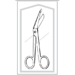 Scissor Econo Bandage Lister 5.5 25BX - 96-2503