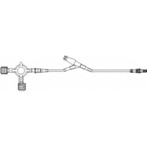 SET EXTENSION IV 48IN SMALLBORE W4-WAY STOPCOCK  CLAVE(R)  ROTATING LUER DEHP-FREE LATEX-FREE  50CS - B9778