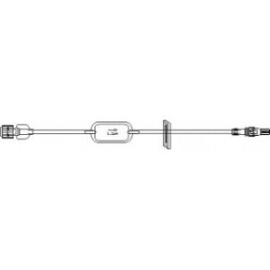 SET EXTENSION IV 7IN (18CM) SMALLBORE W1.2 MICRON FILTER  CLAMP  ROTATING LUER  DEHP-FREE TUBING - B1478