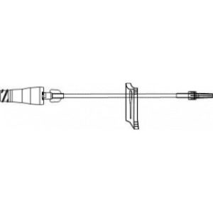SET EXTENSION IV 7IN SMALLBORE PRESSURE INFUSION (10 MLSEC) WREMV MICROCLAVE(R) CLEAR  PURPLE CLAMP  LUER LOCK  50CS - MC33038