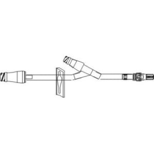 SET EXTENSION IV 8IN (20 CM) APPX 0.67ML  PRESSURE INFUSION (400PSI) WMICROCLAVE(R)  CLAVE(R) (PURPLE RING)  PURPLE CLAMP - B33231