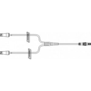 SET EXTENSION IV 9IN SMALLBORE BIFUSE W2 MICROCLAVE(R)  2 CLAMPS  ROTATING LUER  50CS - B33102