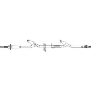 SET IV ADMINISTRATION PRIMARY 60GTT 106INL NEEDLE-FREE CONNECTORROTATING LUER BACK CHECK VALVE DEHP-FREE LATEX-FREE  50CS - B9382