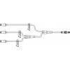 SET IV EXTENSION 16INL NEEDLE-FREE PORT SPIKE ADAPTER TRIFURCATED DEHP-FREE  50CS - B3313