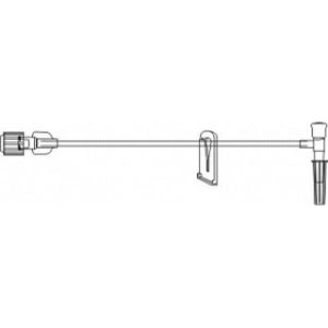 SET IV EXTENSION 4INL MINIBORE T-INJECTION SITE MALE LUER SLIP LATEX-FREE  50CS - B1046