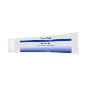 Shave Gel  3 oz  Clear Plastic Tube with Twist Cap  144CS - SGW4814