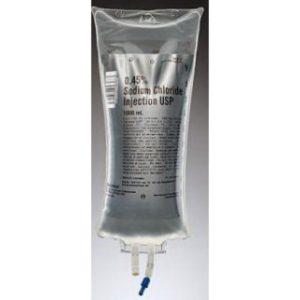 Sodium Chloride 0.45% IV Solution Viaflex 1000ml  14 EACA - 2B1314X