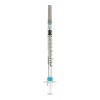 SOL-CARE 1ml TB Safety Syringe with Fixed Needle 30G x 12 1000Case - 100082IM