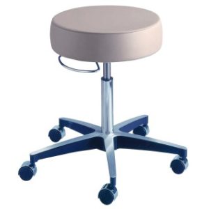 STOOL, EXAM, PNEU, 5 LEG, 17.5''-24.5'' CLMSHL, EACH