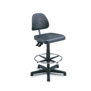 STOOL, EXAM, POLY, TILT BACK / SEAT, FOOT RING, EACH