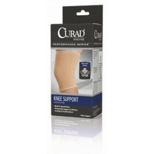 SUPPORT, KNEE, ELASTIC, RETAIL, LG, 4/CS, 4 EA/CS