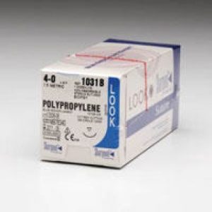SUTURE POLYPRO MONO BLUE 5-0 C-3  BX12 - 1085B