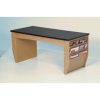 TABLE, COFFEE, W/MAGAZINE PKTS, BLACK TOP, EACH