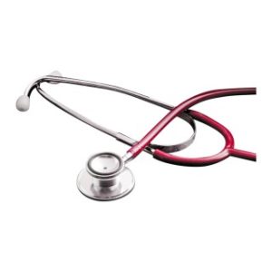 Tech-Med Dual Head Stethoscope  Red - 1200R
