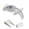 TUBE TRACHEOSTOMY PEDIATRIC SIZE 4.5MM UNCUFFED SPIRAL STAINLESS STEEL REINFORCED SILICONE OBTURATOR WEDGE TRACH TAPE - 60PFS45