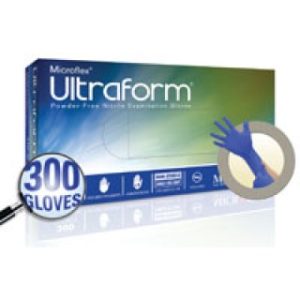 Ultraform PF Nitrile Glove X-Large 250BX  10 BXCS - UF-524-XL