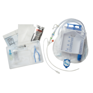 Urine Meter Foley Tray with a 400 Series Foley Catheter Temperature Sensor  18 french - UM400-18