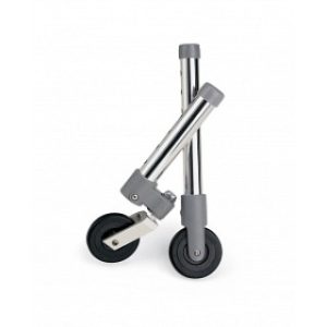 WHEEL, 3 IN, SWIVEL, F/WALKER W/1IN TUBING, 2 CS/ST, 2 EA/ST