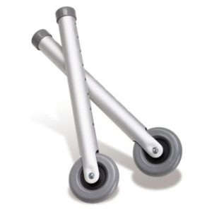WHEEL, 3'', RUBBER FIXED, 8 HOLE, 1 PR/EA