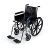 WHEELCHAIR, 18X16IN, FLA, S/A FOOT, EACH