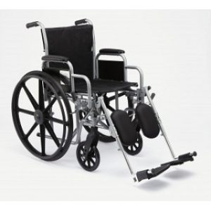WHEELCHAIR, 20IN, K1, BASIC, DLA, ELEV LEG, EACH